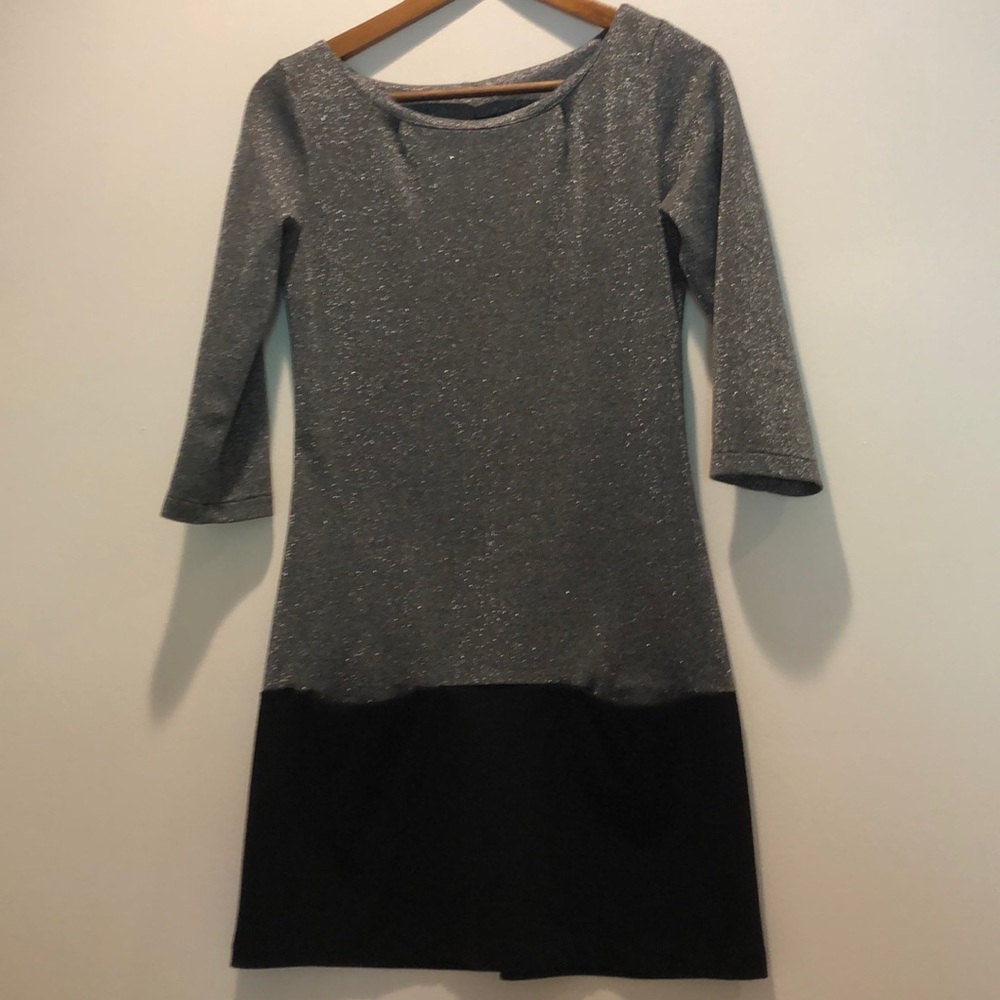 Silver Glitter Dress - Stradivarius